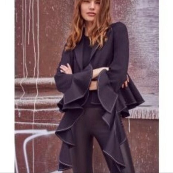 Alexis | Adelle Jacket Ruffle Sleeves Black S - Picture 5 of 11